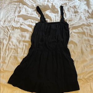 Express Black Sleeveless Romper